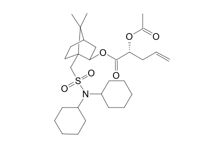 10-Dicyclohexylsulphamoyl-isobornyl-2'(R)-acetoxypent-4-enoate