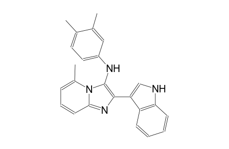 N-(3,4-dimethylphenyl)-2-(1H-indol-3-yl)-5-methylimidazo[1,2-a]pyridin-3-amine