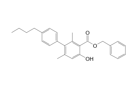 Benzyl 4'-butyl-4-hydroxy-2,6-dimethylbiphenyl-3-carboxylate