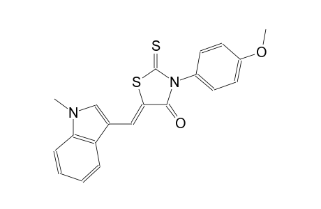 (5Z)-3-(4-methoxyphenyl)-5-[(1-methyl-1H-indol-3-yl)methylene]-2-thioxo-1,3-thiazolidin-4-one
