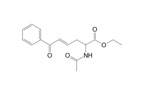Ethyl (E)-2-Acetamido-6-oxo-6-phenylopent-4-enoate
