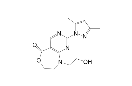 2-(3,5-dimethyl-1H-pyrazol-1-yl)-9-(2-hydroxyethyl)-8,9-dihydropyrimido[4,5-e][1,4]oxazepin-5(7H)-one