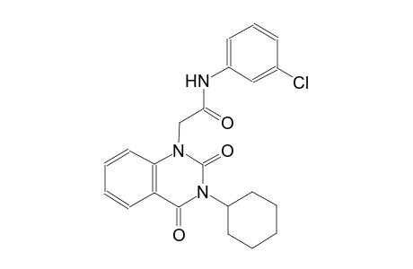 N-(3-chlorophenyl)-2-(3-cyclohexyl-2,4-dioxo-3,4-dihydro-1(2H)-quinazolinyl)acetamide