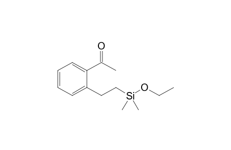 2'-[2-(Ethoxydimethylsilyl)ethyl]acetophenone