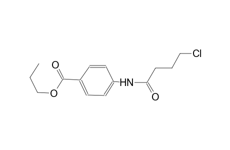 propyl 4-[(4-chlorobutanoyl)amino]benzoate