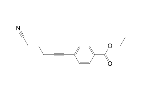 Ethyl 4-(5-cyanopent-1-yn-1-yl)benzoate