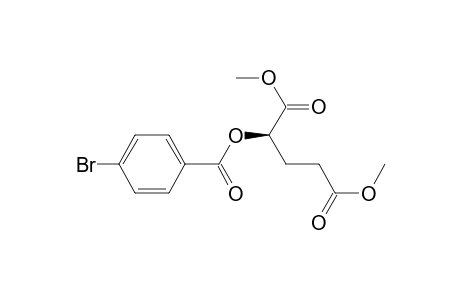Pentanedioic acid, 2-[(4-bromobenzoyl)oxy]-, dimethyl ester, (.+-.)-