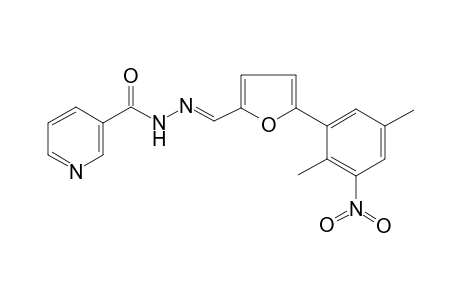 Pyridine-3-carbohydrazide, N2-[5-(2,5-dimethyl-3-nitrophenyl)furfur-2-ylideno]-