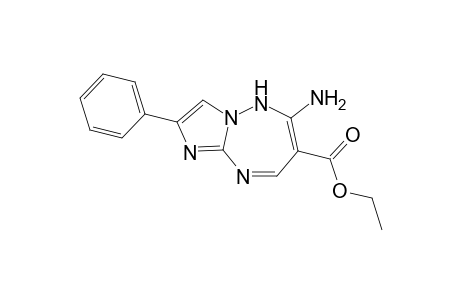 6-amino-2-phenyl-5H-imidazo[1,2-b][1,2,4]triazepine-7-carboxylic acid ethyl ester