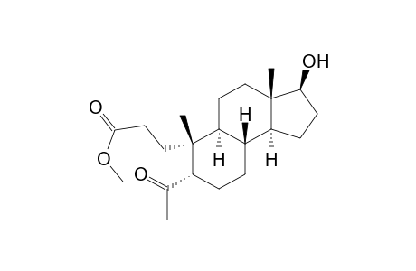 Methyl 17.beta.-hydroxy-4-methyl-4-oxo-3,4-seco-5.alpha.-androstan-3-oate