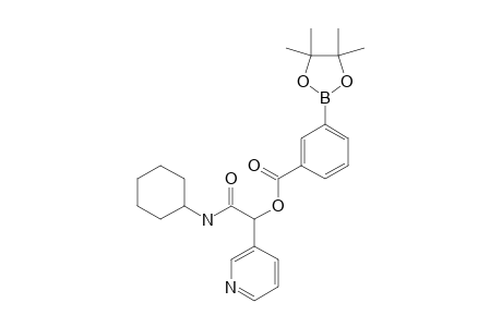 2-(CYCLOHEXYLAMINO)-2-OXO-1-(PYRIDIN-3-YL)-ETHYL-3-(4,4,5,5-TETRAMETHYL-1,3,2-DIOXABOROLAN-2-YL)-BENZOATE