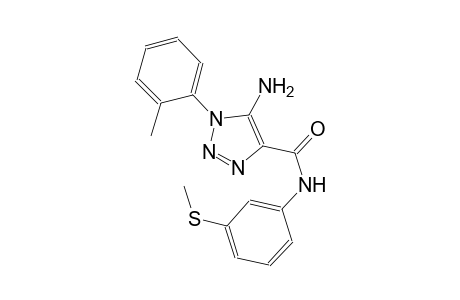 1H-1,2,3-triazole-4-carboxamide, 5-amino-1-(2-methylphenyl)-N-[3-(methylthio)phenyl]-