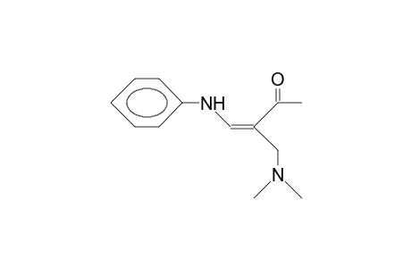 3-Dimethylaminomethyl-4-(N-anilino)-3-buten-2-one
