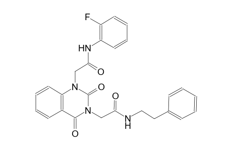 1,3-quinazolinediacetamide, N~1~-(2-fluorophenyl)-1,2,3,4-tetrahydro-2,4-dioxo-N~3~-(2-phenylethyl)-