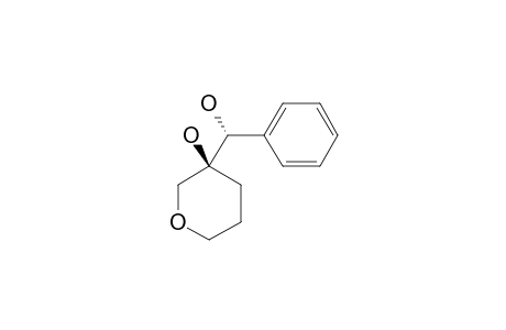 (3RS,1'RS)-3-HYDROXY-3-(1-HYDROXYPHENYLMETHYL)-TETRAHYDROPYRAN