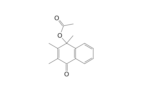 1(4H)-Naphthalenone, 4-(acetyloxy)-2,3,4-trimethyl-