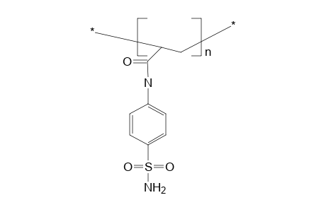 Poly[1-(4-sulfamoylanilinocarbonyl)ethylene]