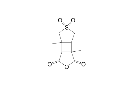 Thieno[3',4':3,4]cyclobuta[1,2-c]furan-1,3-dione, hexahydro-3a,6a-dimethyl-, 5,5-dioxide, (3a.alpha.,3b.beta.,6a.beta.,6b.alpha.)-(.+-.)-