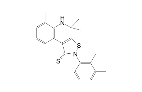 2-(2,3-dimethylphenyl)-4,4,6-trimethyl-4,5-dihydroisothiazolo[5,4-c]quinoline-1(2H)-thione