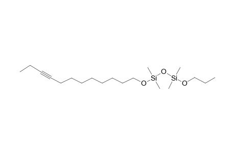 Silane, dimethyldimethyl((dodec-9-ynyloxy)silyloxy)propoxy-