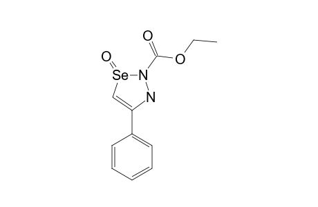 ETHYL-3,5-DIHYDRO-4-PHENYL-1-OXO-1,2,3-SELENADIAZOLE-2-CARBOXYLATE