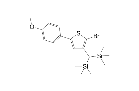 ((2-Bromo-5-(4-methoxyphenyl)thiophen-3-yl)methylene)bis(trimethylsilane)