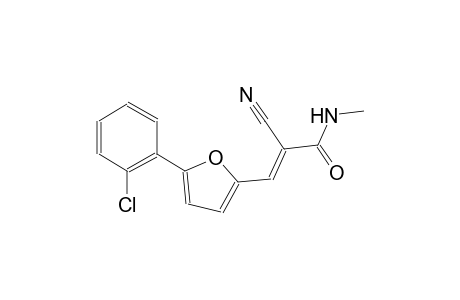 (2E)-3-[5-(2-chlorophenyl)-2-furyl]-2-cyano-N-methyl-2-propenamide