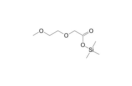 2-(2-Methoxyethoxy)acetic acid, TMS derivative