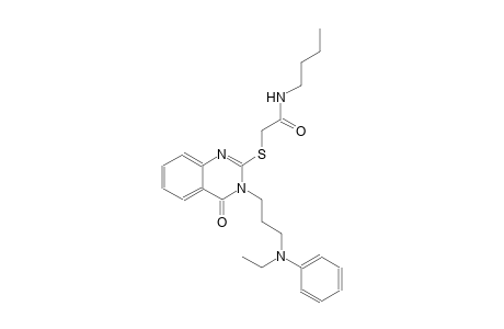 acetamide, N-butyl-2-[[3-[3-(ethylphenylamino)propyl]-3,4-dihydro-4-oxo-2-quinazolinyl]thio]-
