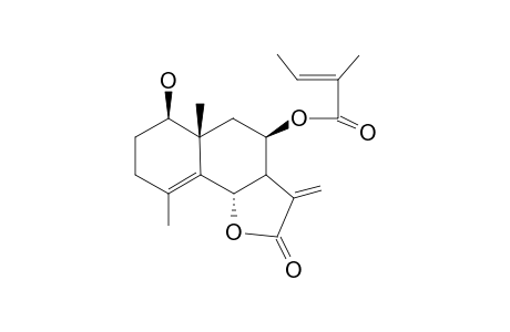 1B-HYDROXY-8B-TIGLOXY-4,11(13)-EUDESMADIEN-6A,12-OLIDE