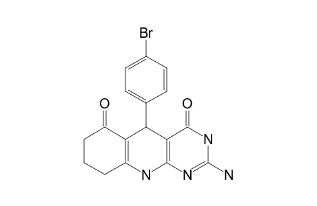 5-(4-BROMOPHENYL)-5,6,7,8,9,10-HEXAHYDRO-2-AMINOPYRIMIDO-[4,5-B]-QUINOLINE-4,6-DIONE