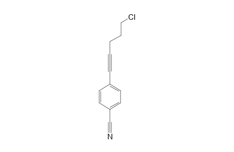 4-(5-CHLORO-1-PENTYN-1-YL)-BENZONITRILE