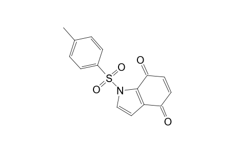 1-(4-Methylphenyl)sulfonylindole-4,7-dione