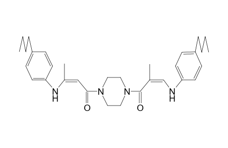 N,N'-bis(3-(4-butylanilino)-2-z-butenoyl-1,4-piperazine