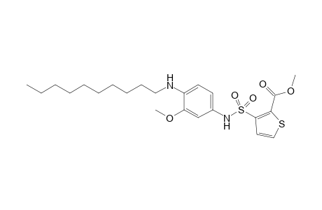 3-(4-Decylamino-3-methoxyphenylsulfamoyl)-thiophene-2-carboxylic acid methyl ester