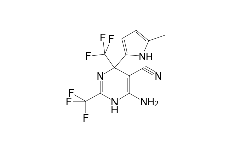 6-Amino-4-(5-methyl-1H-pyrrol-2-yl)-2,4-bis-trifluoromethyl-1,4-dihydro-pyrimidine-5-carbonitrile