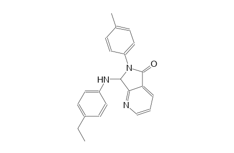 5H-pyrrolo[3,4-b]pyridin-5-one, 7-[(4-ethylphenyl)amino]-6,7-dihydro-6-(4-methylphenyl)-