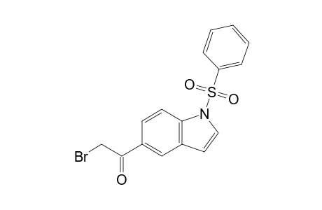5-Bromoacetyl-1-phenylsulfonylindole