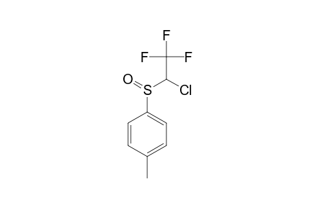 2-CHLORO-1,1,1-TRIFLUORO-2-(4-METHYLBENZENESULFINYL)-ETHANE;OTHER-ISOMER
