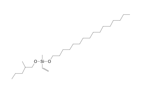 Silane, methylvinyl(2-methylpentyloxy)hexadecyloxy-