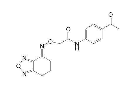 Acetamide, N-(4-acetylphenyl)-2-[[[6,7-dihydro-2,1,3-benzoxadiazol-4(5H)-yliden]amino]oxy]-
