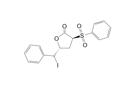 trans-4-Iodobenzyl-2-phenylsulfonyl.gamma.-butyrolactone
