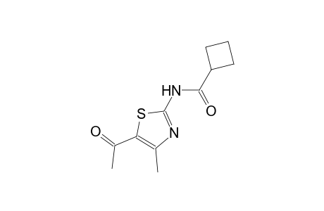 N-(5-acetyl-4-methyl-1,3-thiazol-2-yl)cyclobutanecarboxamide