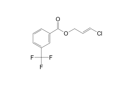 3-Trifluoromethylbenzoic acid, 3-chloroprop-2-enyl ester