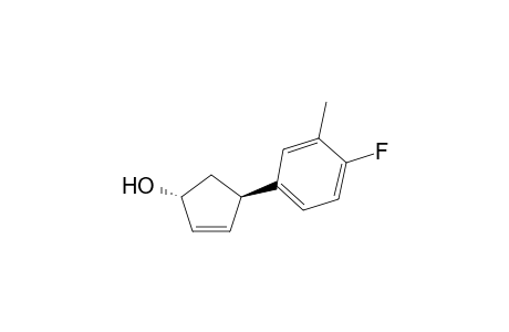 (1R,4R)-trans-4-(4'-Fluoro-3'-methylphenyl)-cyclopent-2-enol