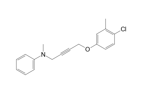 N-{4-[(4-chloro-m-tolyl)oxy]-2-butynyl}-N-methylaniline