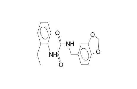 N-(2-ethylphenyl)-N'-(3,4-methylenedioxybenzyl)oxalamide