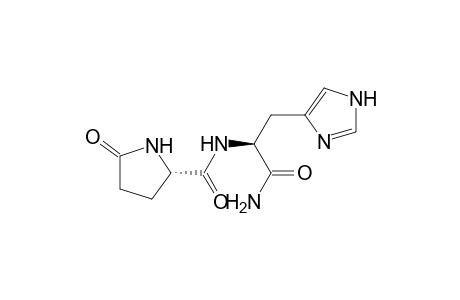L-Histidinamide, 5-oxo-L-prolyl-