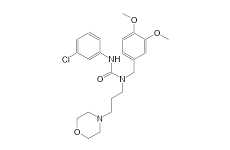N'-(3-chlorophenyl)-N-(3,4-dimethoxybenzyl)-N-[3-(4-morpholinyl)propyl]urea