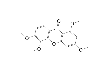 9H-Xanthen-9-one, 1,3,5,6-tetramethoxy-